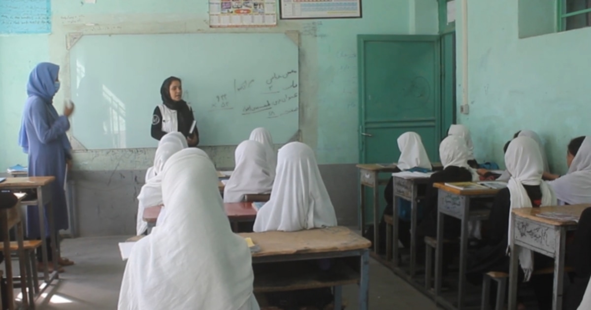 Afghan Girls Protest Abrupt Closure Of Secondary Schools In Eastern Province