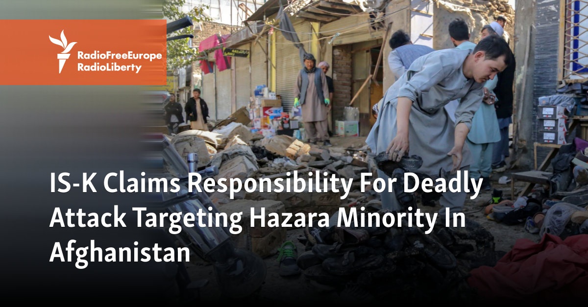 IS-K Claims Responsibility For Deadly Attack Targeting Hazara Minority In Afghanistan